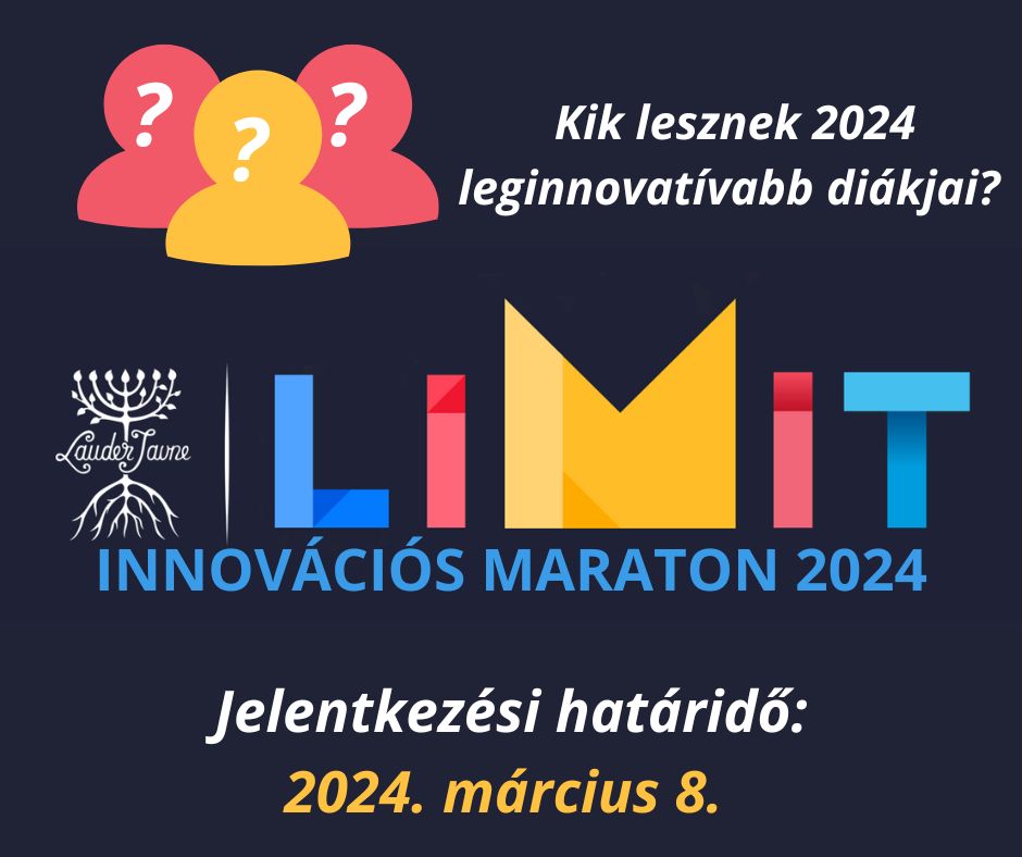 Már lehet jelentkezni a LIMIT 2024 innovációs maratonra