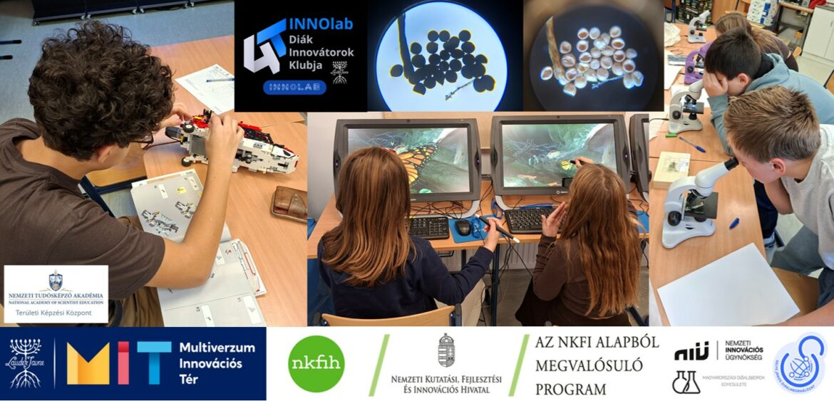 INNOlab: Mikroszkópok, kreatív építés, tudományos küldetések