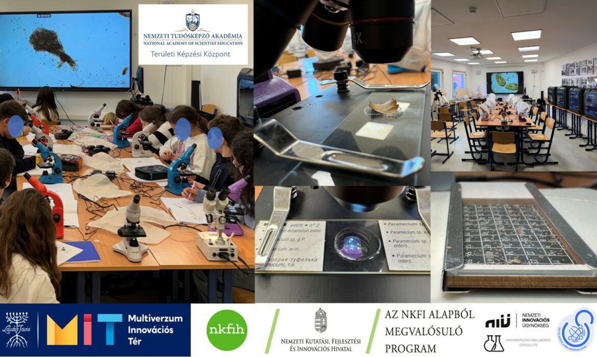 Egysejtűekkel ismerkedtek az ötödikesek