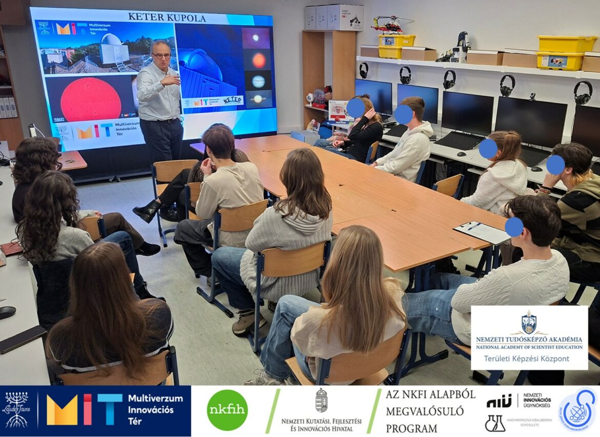 Nemzeti Tudósképző Akadémia: Űrbiológiáról a Radnóti Területi Képzési Központjának diákjaival