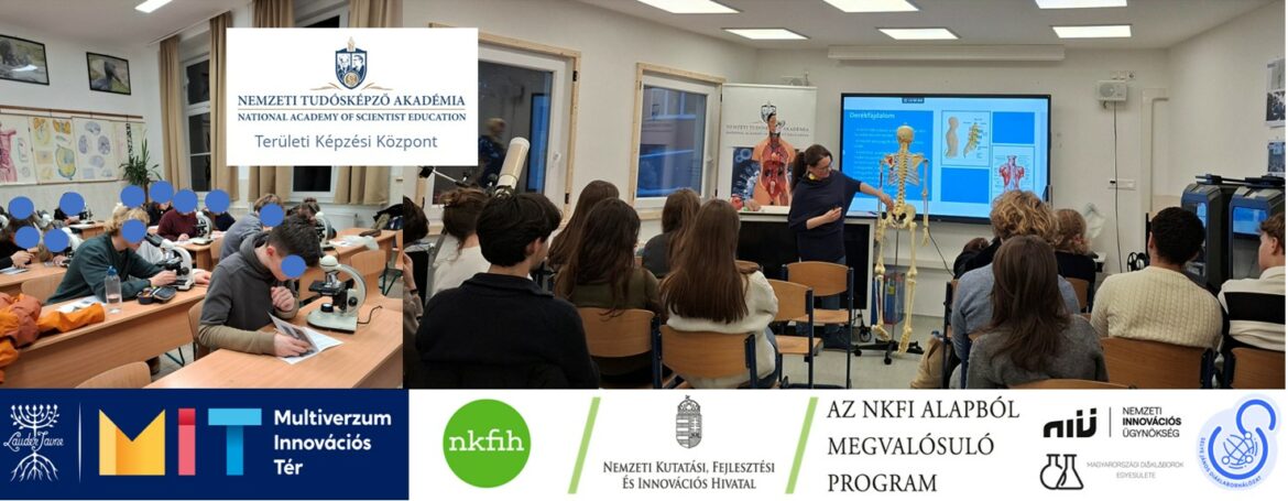 Nemzeti Tudósképző Akadémia: Állatszövettani gyakorlattal és mozgásszervi előadással indult a hét