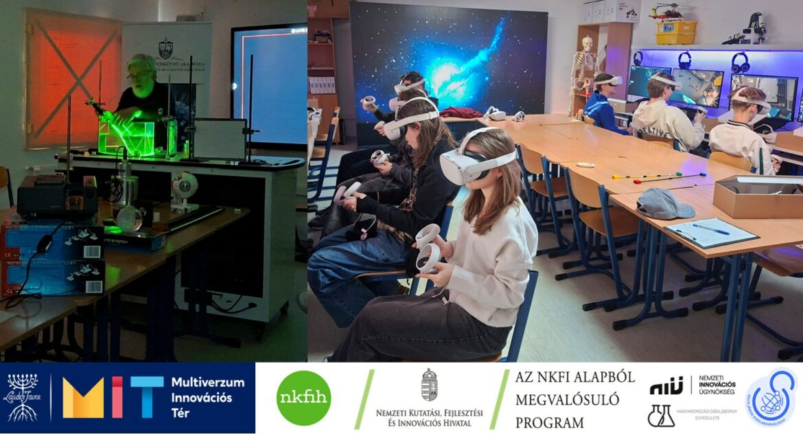 Multivátor #90: A fény nyomában – tudományos élménynapon az Európa 2000 Gimnázium kilencedikesei