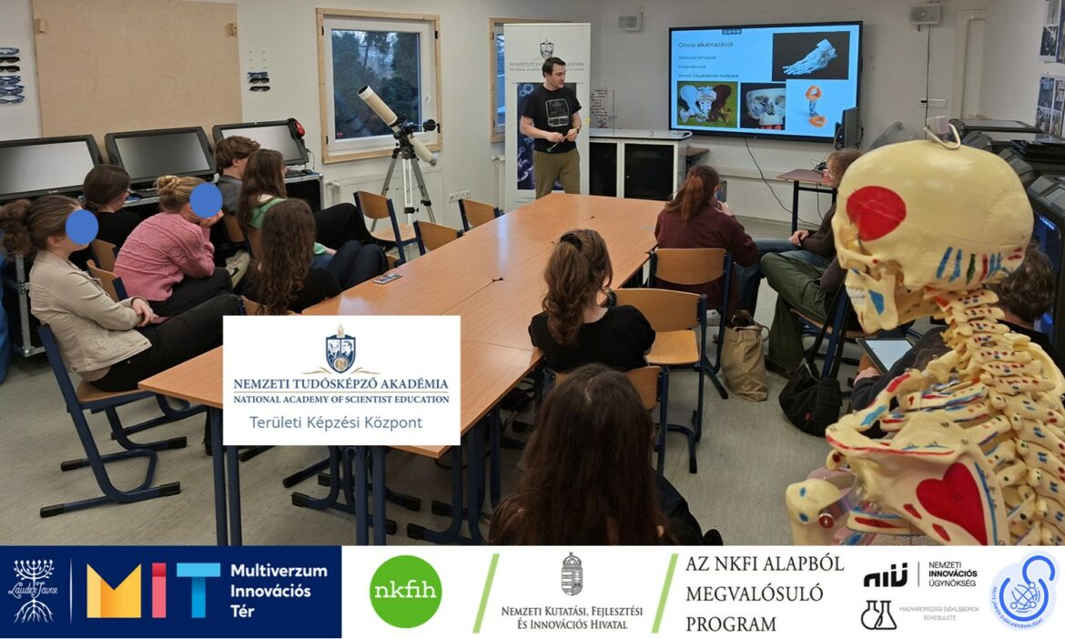 Nemzeti Tudósképző Akadémia: A szikétől a sejtekig – 3D nyomtatás az orvostudományban