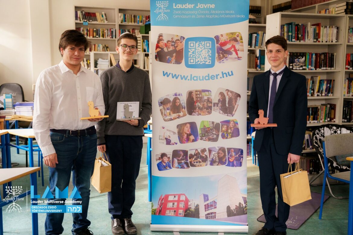 Rendhagyó történelmi utazás lámákkal – így zajlott az első LAMA Országos Zsidó Történelemverseny döntője